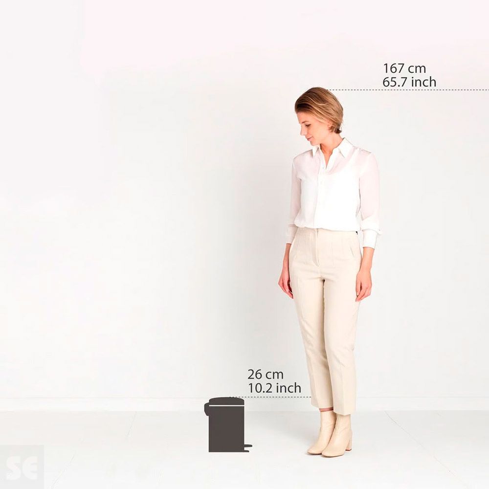 Cubo de Pedal Newicon Jade Green 3l