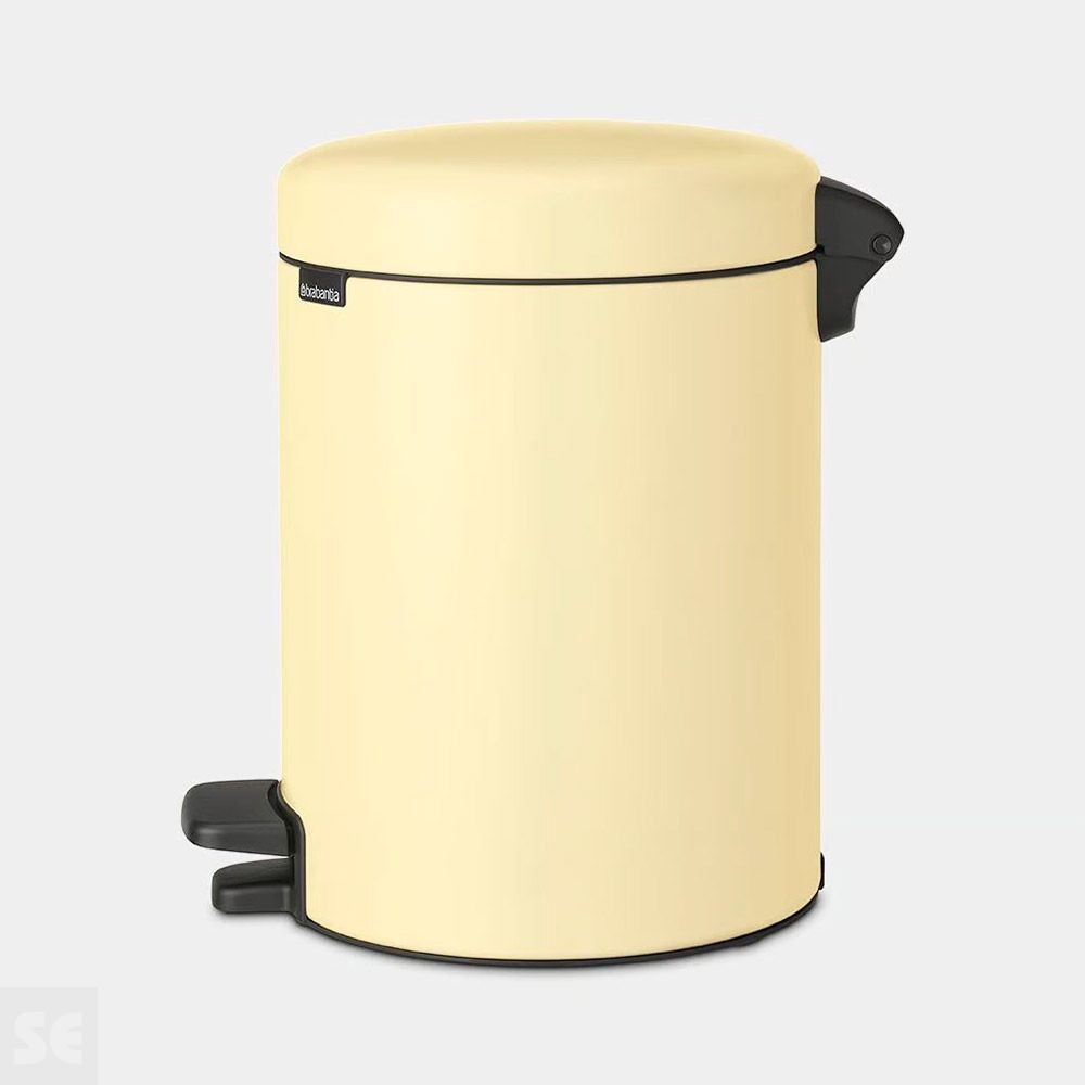 Cubo de Pedal Newicon Mellow Yellow 5l