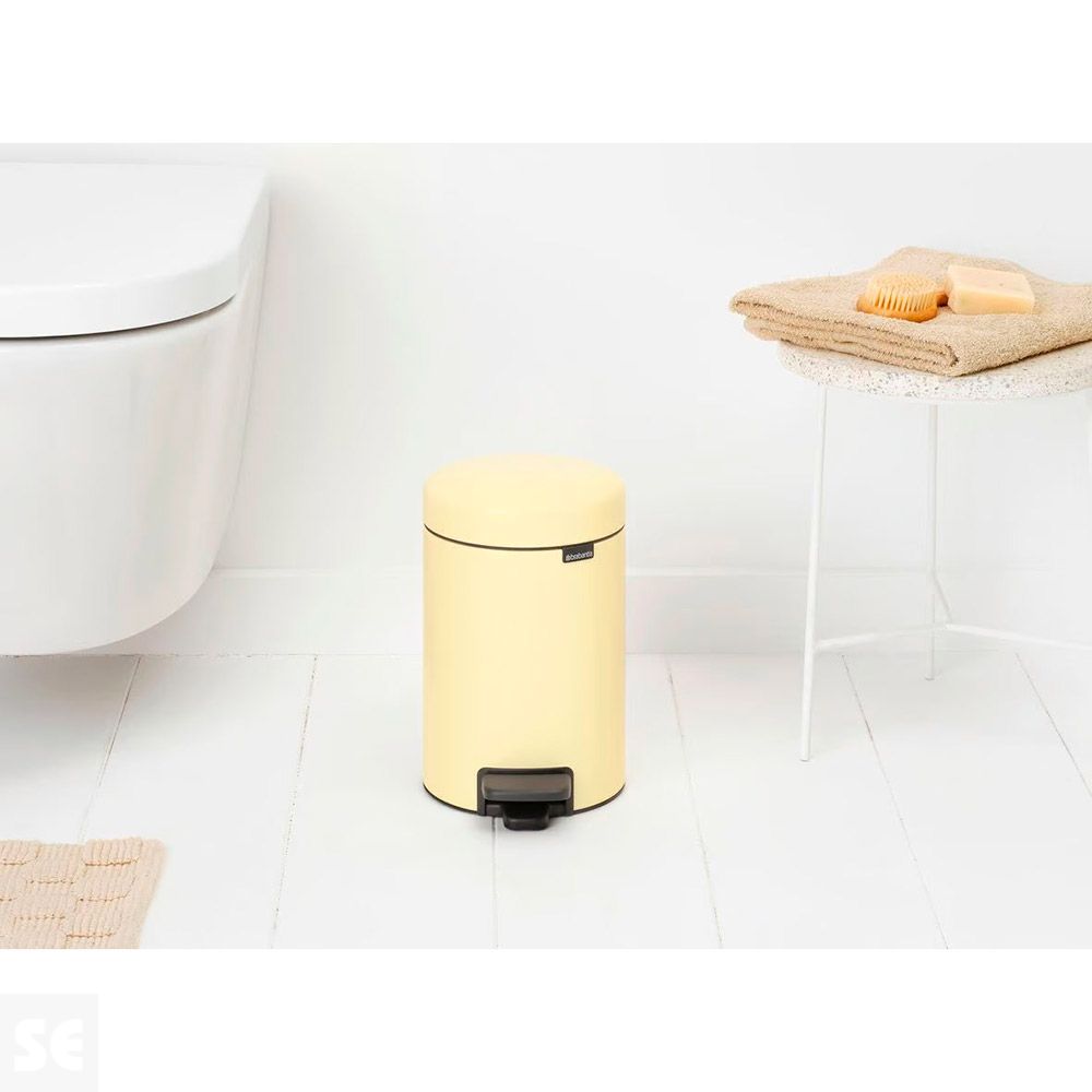 Cubo de Pedal Newicon Mellow Yellow 3l