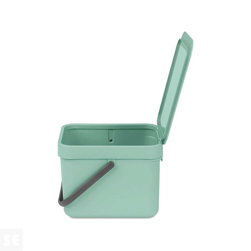 Sort & Go, Cubo de Desperdicios Jade Green 6 l