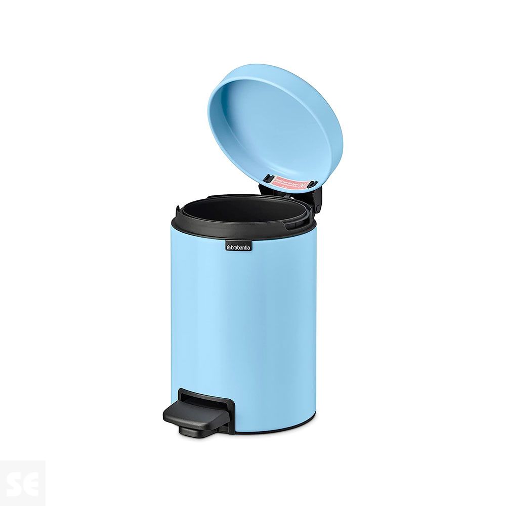 Cubo Pedal Newlcon Dreamy Blue 3 l