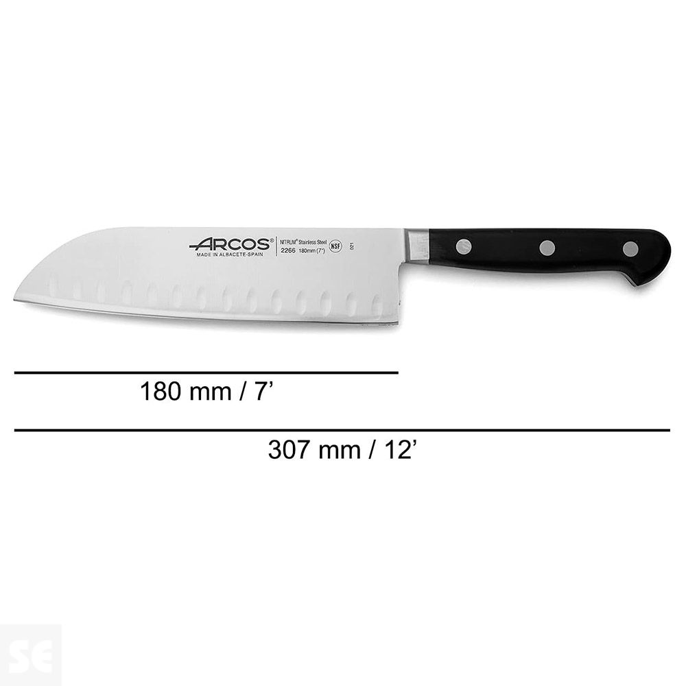 Cuchillo Ópera Santoku 180 mm