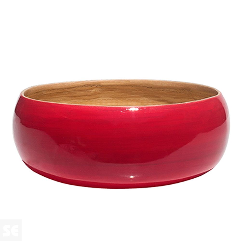 Ensaladera oval de bambú 32 cm