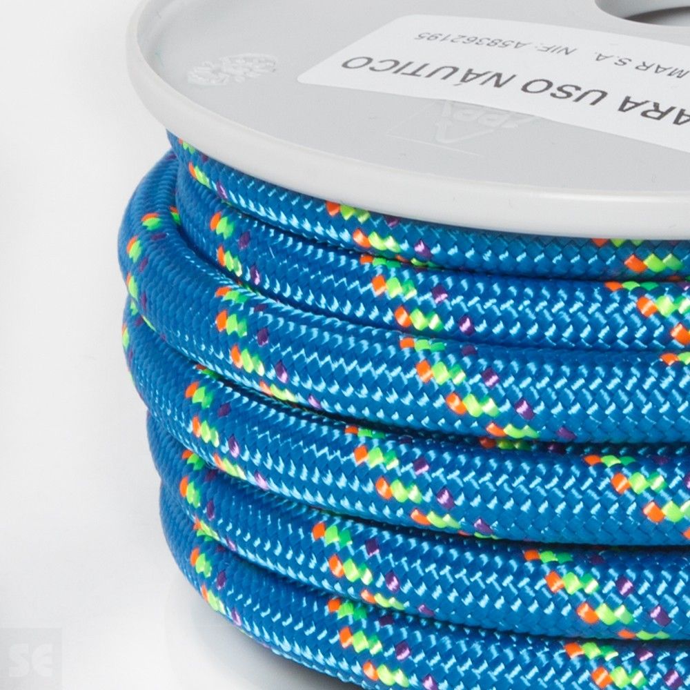Cuerda de Poliéster multicolores de color azul | Servei Estació
