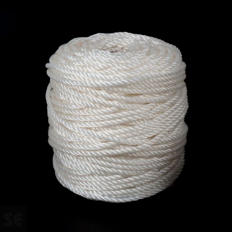 Cuerda de plástico de Polietileno color blanco | Servei Estació