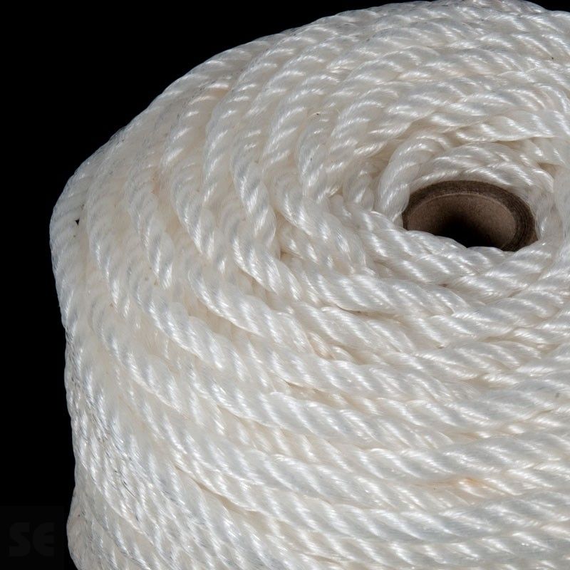 Cuerda de plástico de Polietileno color blanco | Servei Estació