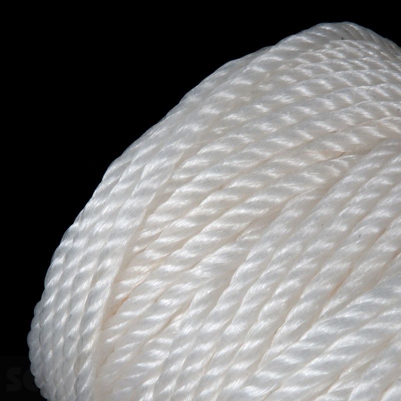 Cuerda de plástico de Polietileno color blanco | Servei Estació