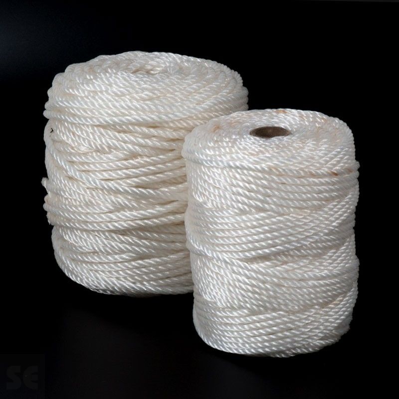 Cuerda de plástico de Polietileno color blanco | Servei Estació