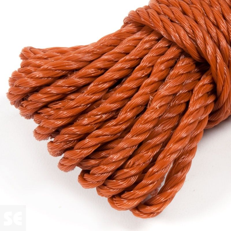 Cuerda de plástico de Polietileno color marrón | Servei Estació