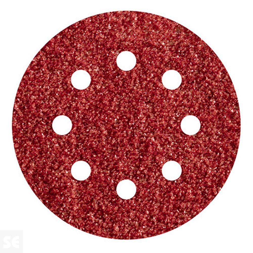 Disco Abrasivo 125 mm Corindon Cierre adhesivo Grano 40 5u