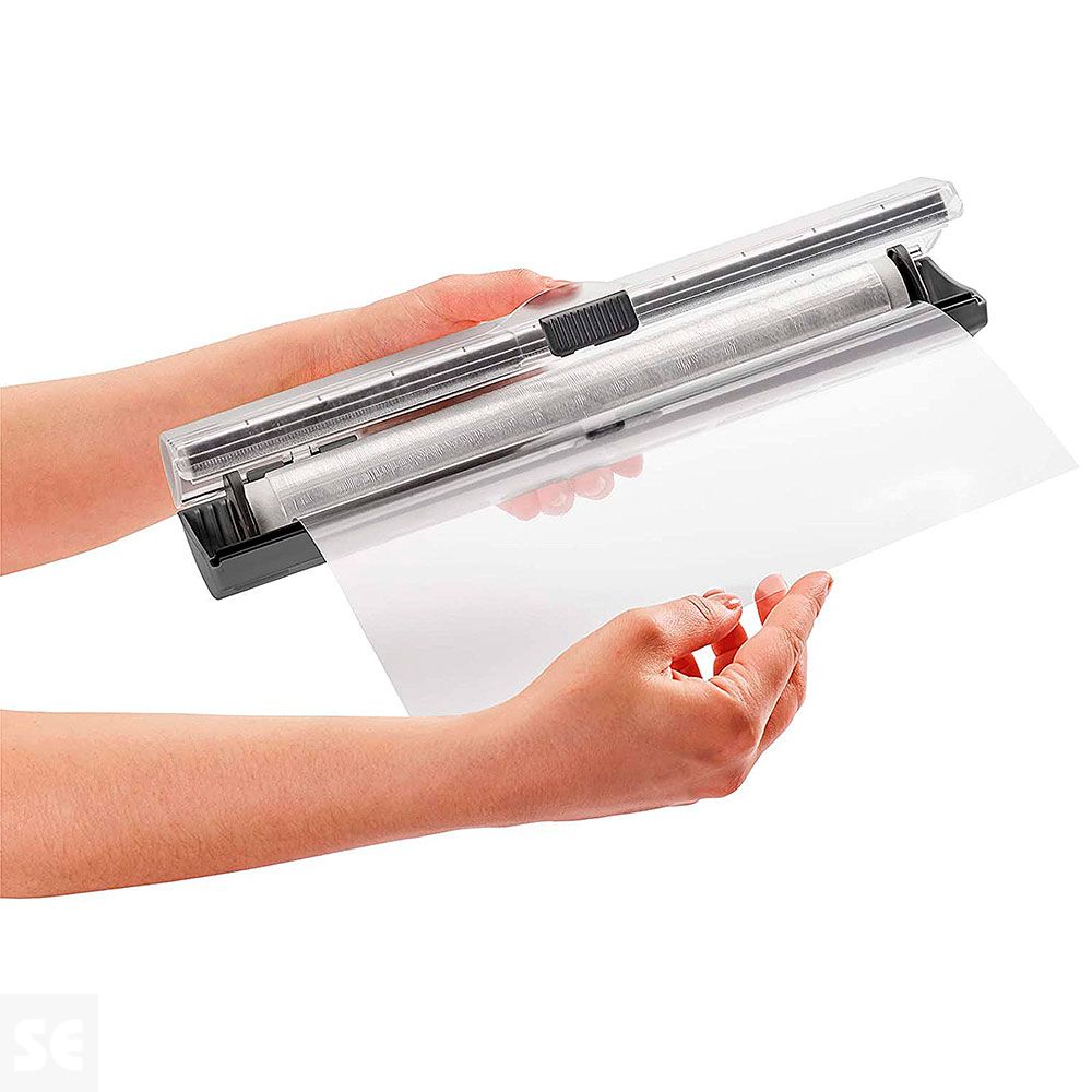 Dispensador de Mano Aluminio/Film 35,5x8x5,5 cm