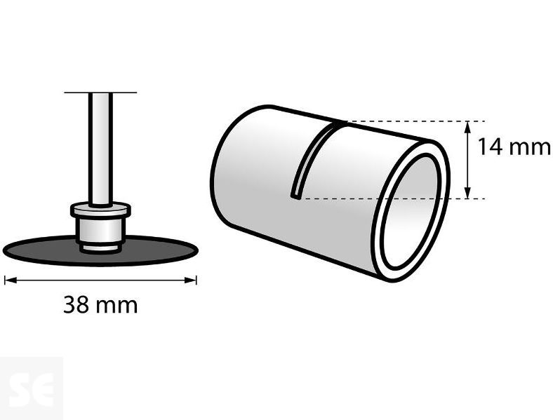 Mandril y 2 Discos de Corte Dremel Sc 406