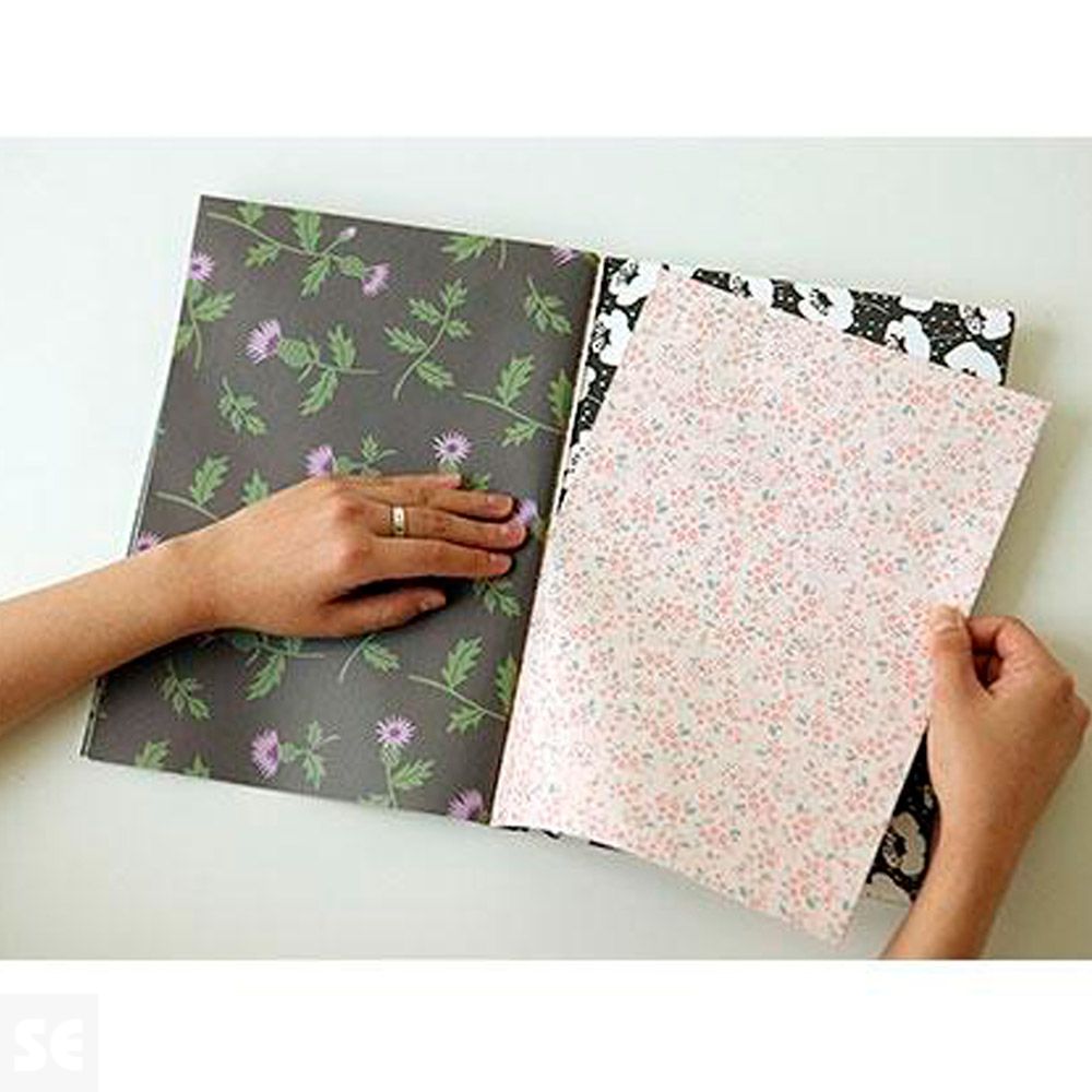 Papeles de envolver regalos en formato libro