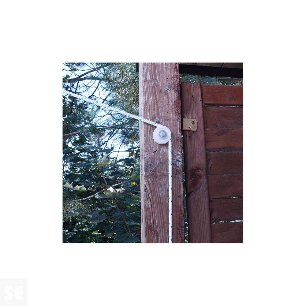 Rueda Recambio Polea Poliamida diam. 40x6mm.