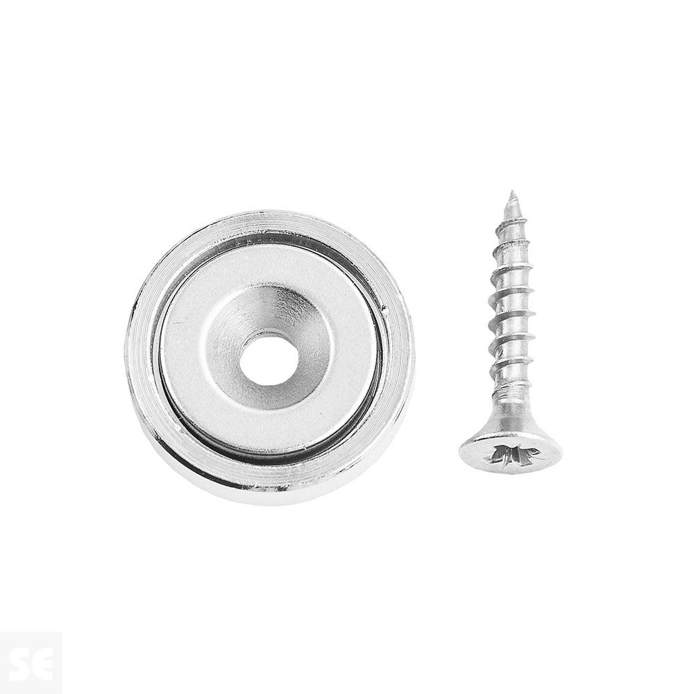 Imán Neodimio con Agujero Redondo 13x4,5x3 mm . Fuerza 4 kg (1u.) | Servei Estació