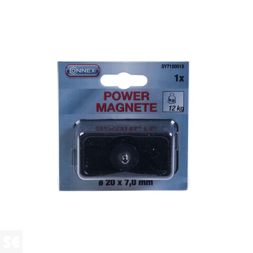 Imán Neodimio Rosca M5 Diámetro 20 mm - Fuerza 12 kg | Servei Estació