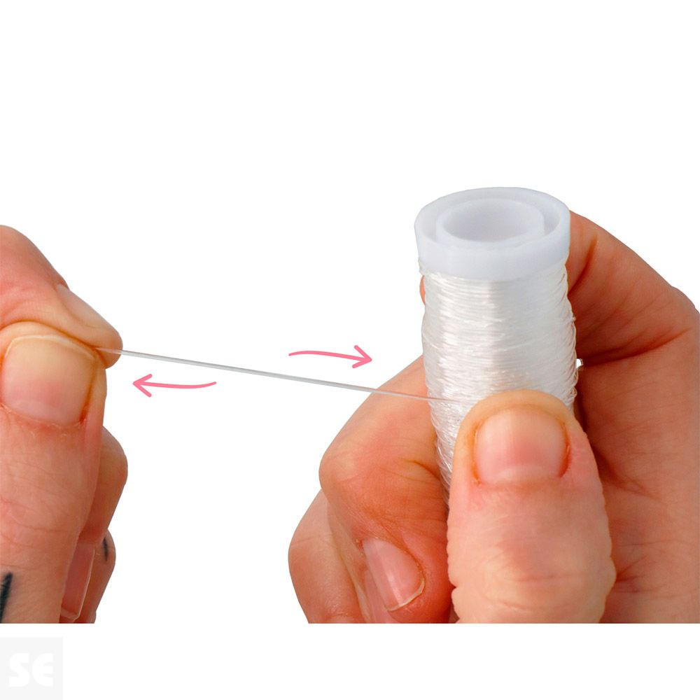 Hilo Elástico Transparente Nailon 0,50mm. 20m. E6052-0-50