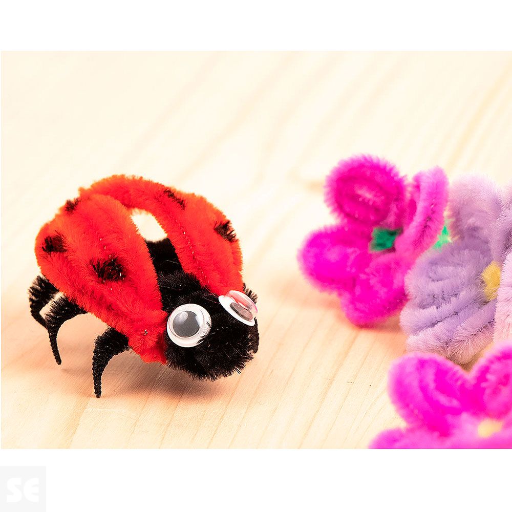 Limpiapipas Chenilla Mix Colores Claros 6mmx30 cm 50 uds.