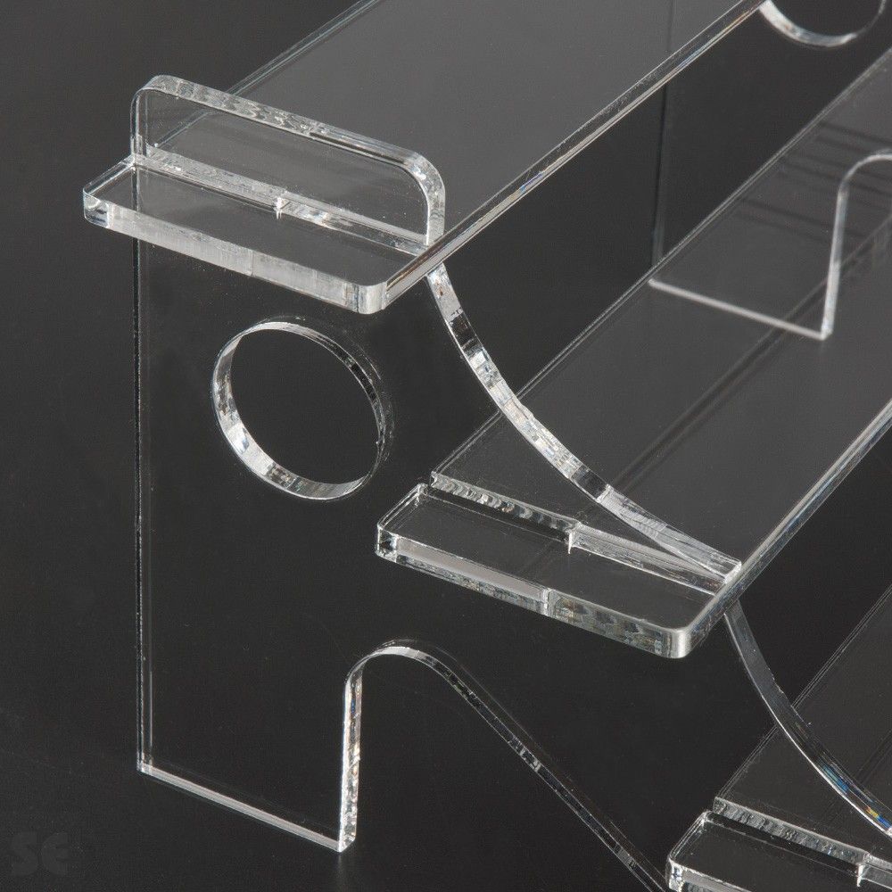 Escalera decoración de Metacrilato transparente | Servei Estació