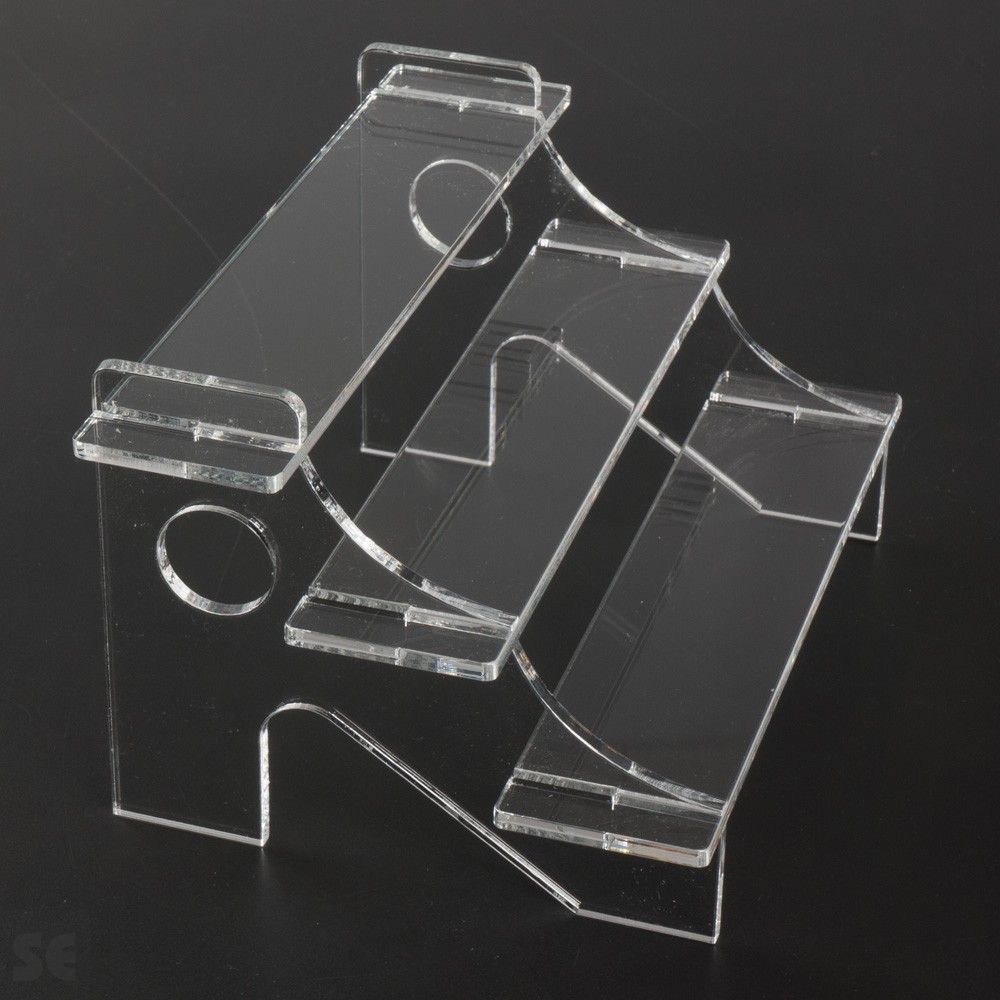 Escalera decoración de Metacrilato transparente | Servei Estació