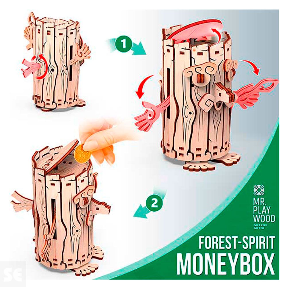 Mr. Playwood Hucha Espíritu del Bosque 63 piezas