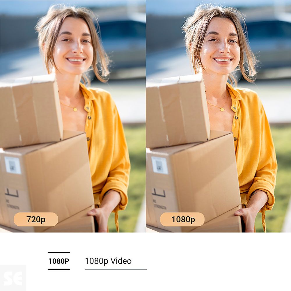 Ezviz Dp2c Mirilla Inteligente Plata y Negro Full Hd Wi-Fi