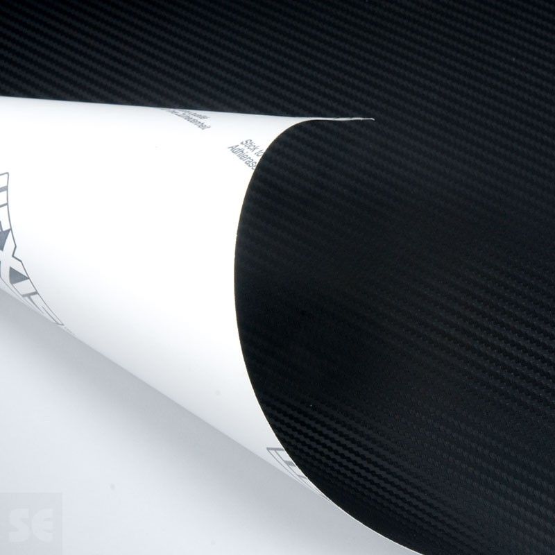 Rollo Vinilo imitación fibra de carbono adhesivo