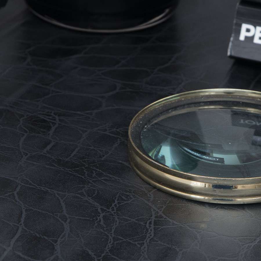 Vinilo Adhesivo Cuero Negro 45cmx2mt