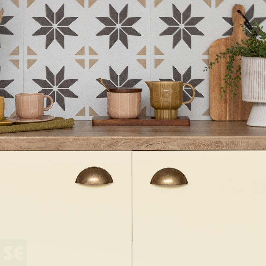 Vinilo Mate Adhesivo Unicolor Arena de 45cm X 2mt