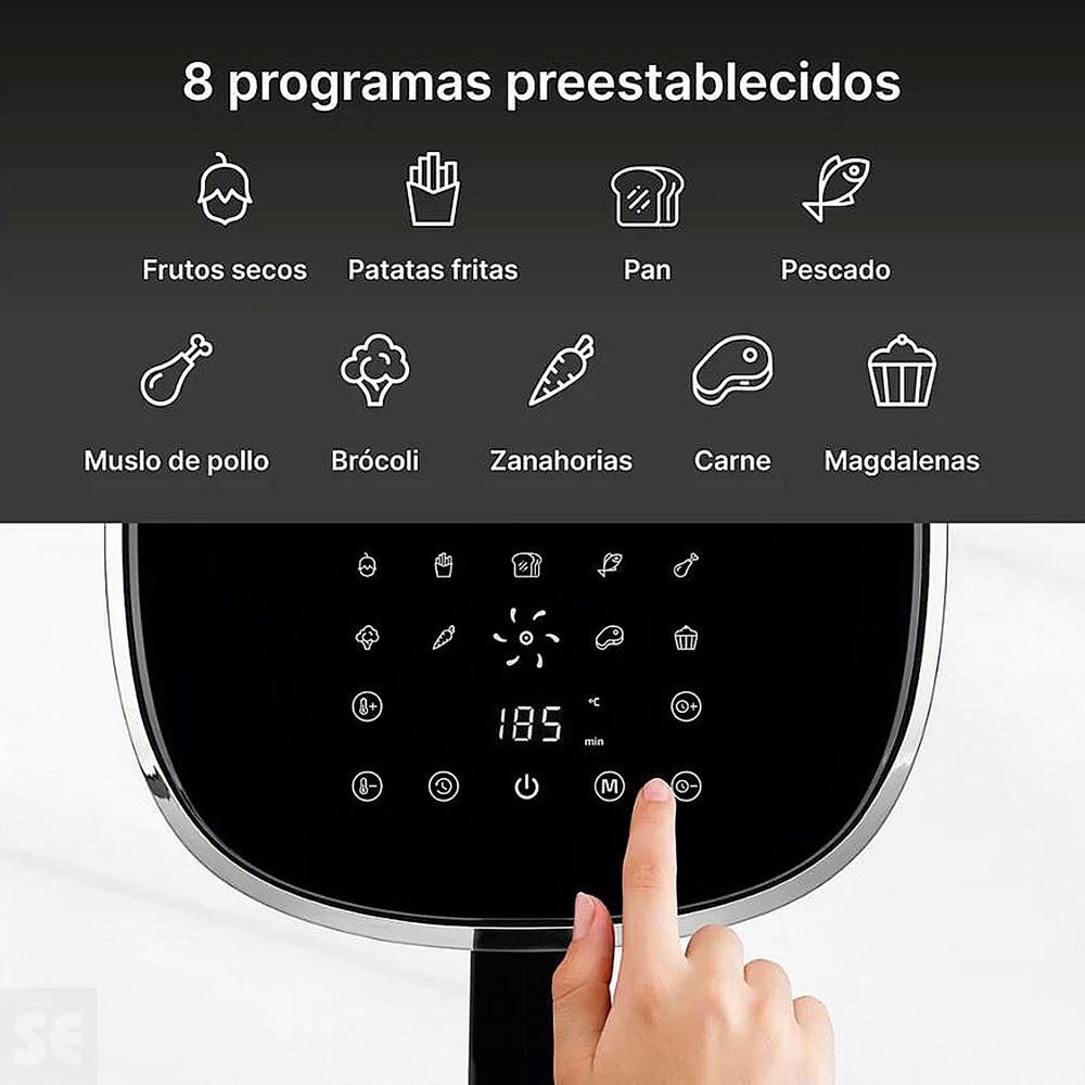 Freidora de Aire Apex Digital 1200 w 3,5 l