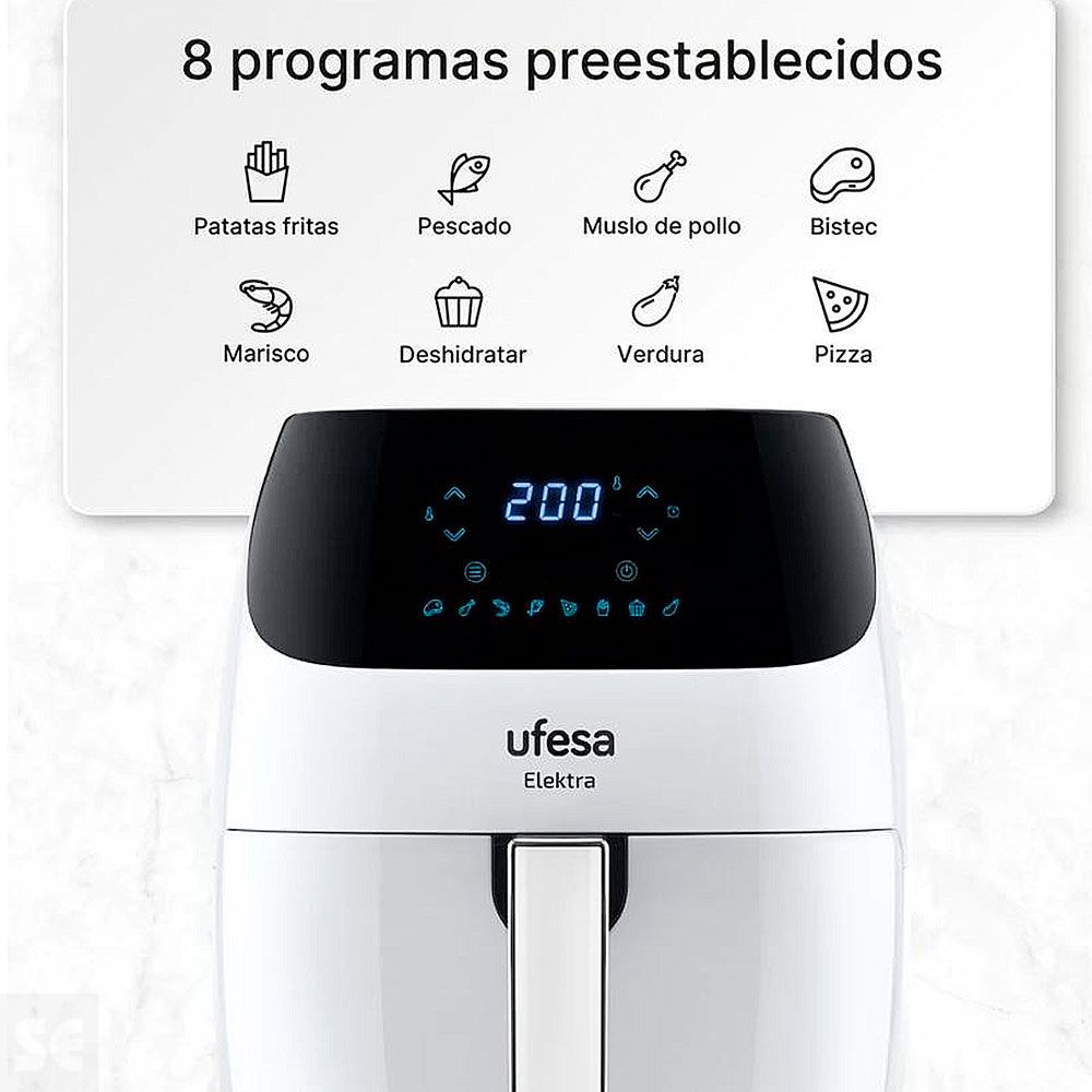 Freidora de Aire Elektra White Digital 1500 w 5 l