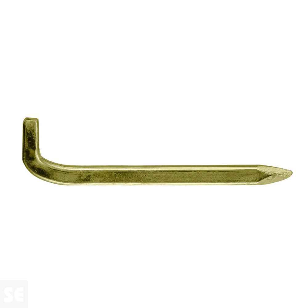 Gancho Acero Latonado 3,5x40 mm Vz (10 uds.)