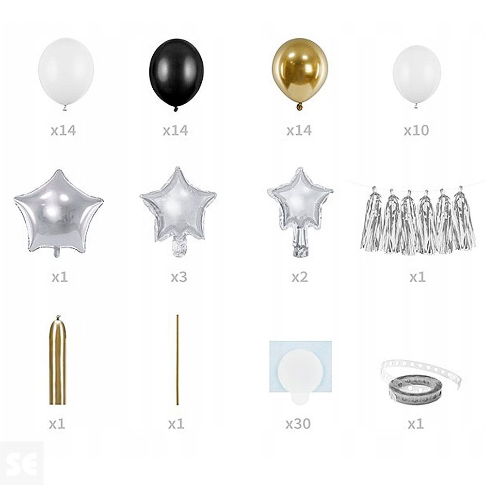 Guirnalda de Globos Estrellas 167x135 cm