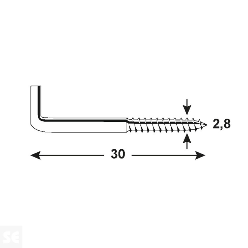 Goznes Cincado 30 mm 2,8x30 Vz (20 uds.)