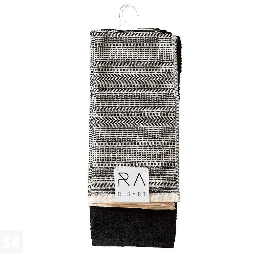 Paño Cocina Guinea Negro (50x70+50x50 cm) 2uds.