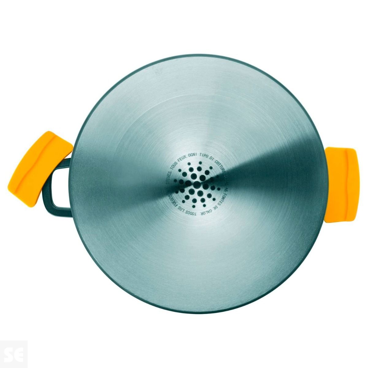 Guisera aluminio fundido con tapa Evolution 24 cm