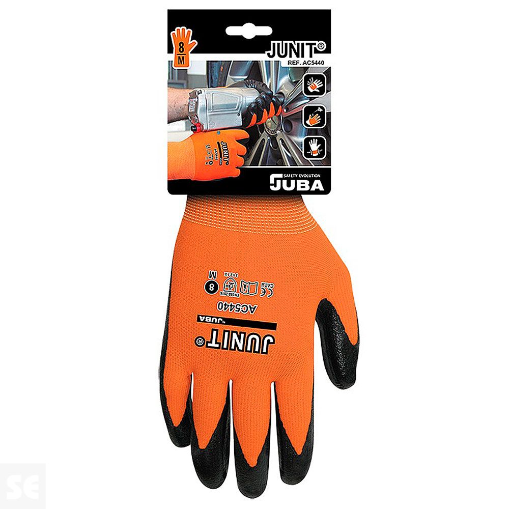 Guante Junit Poliamida con Nitrilo en Palma T8