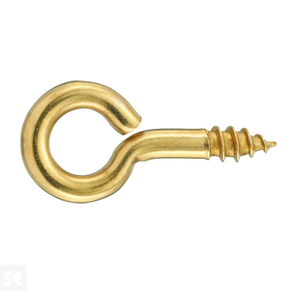 Hembrilla Cerrada Madera Latón 2,3x12x6 mm (10 uds.)