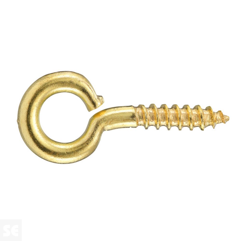 Hembrilla Cerrada Madera Latón 2,8x16x6 mm (10 uds.)