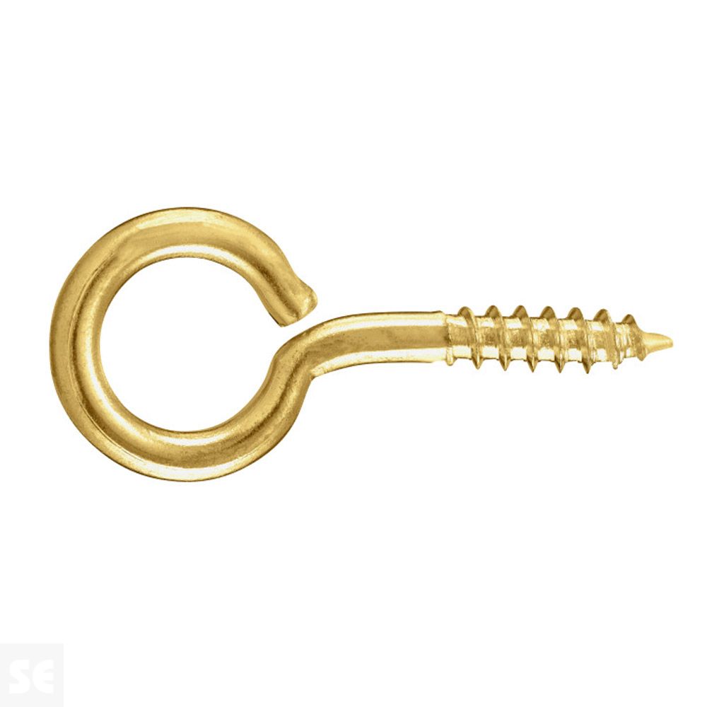 Hembrilla Cerrada Madera Latón 3,8x25x12 mm (6 uds.)