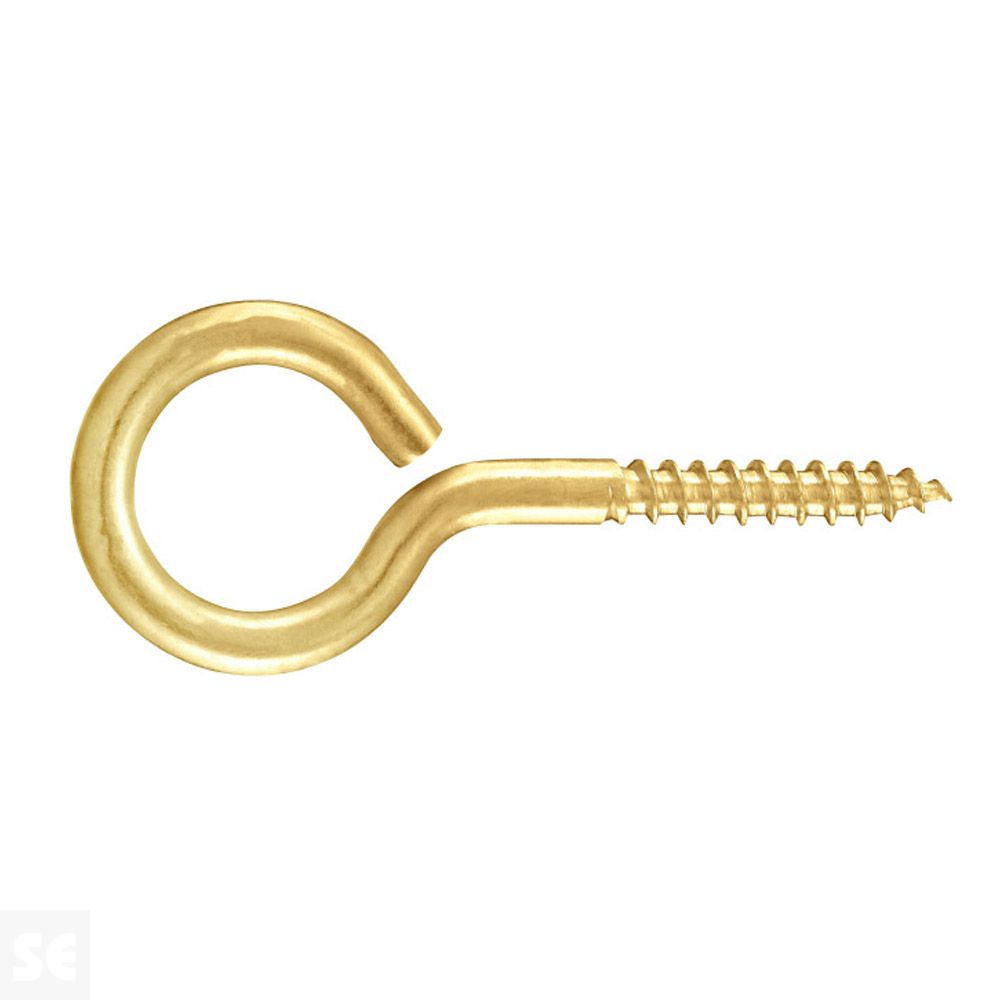 Hembrilla Cerrada Madera Latón 4,0x30x14 mm (6 uds.)