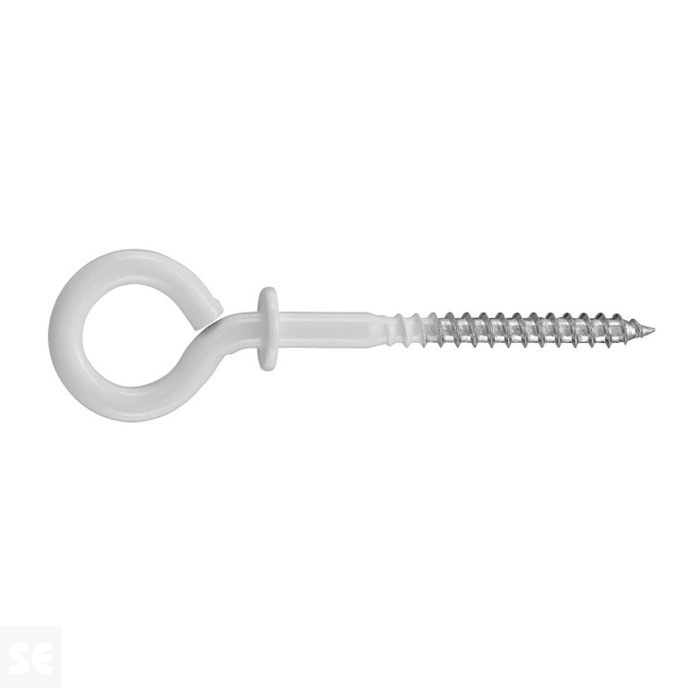 Hembrilla Cerrada Madera Blanco 5,0x62x14 mm (6 uds.)