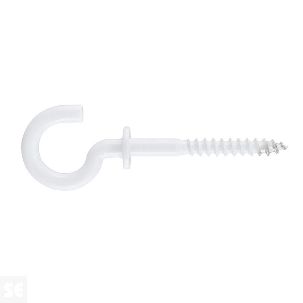 Hembrilla Abierta Madera Blanco 5,0x75 mm (8 uds.)