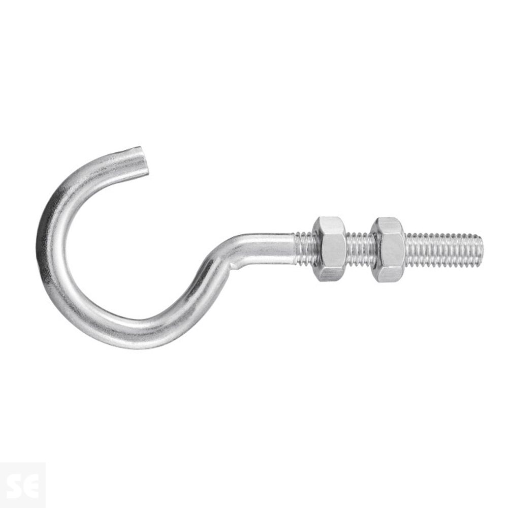 Hembrilla Abierta Madera Cincada M8x100 mm (4 uds.)