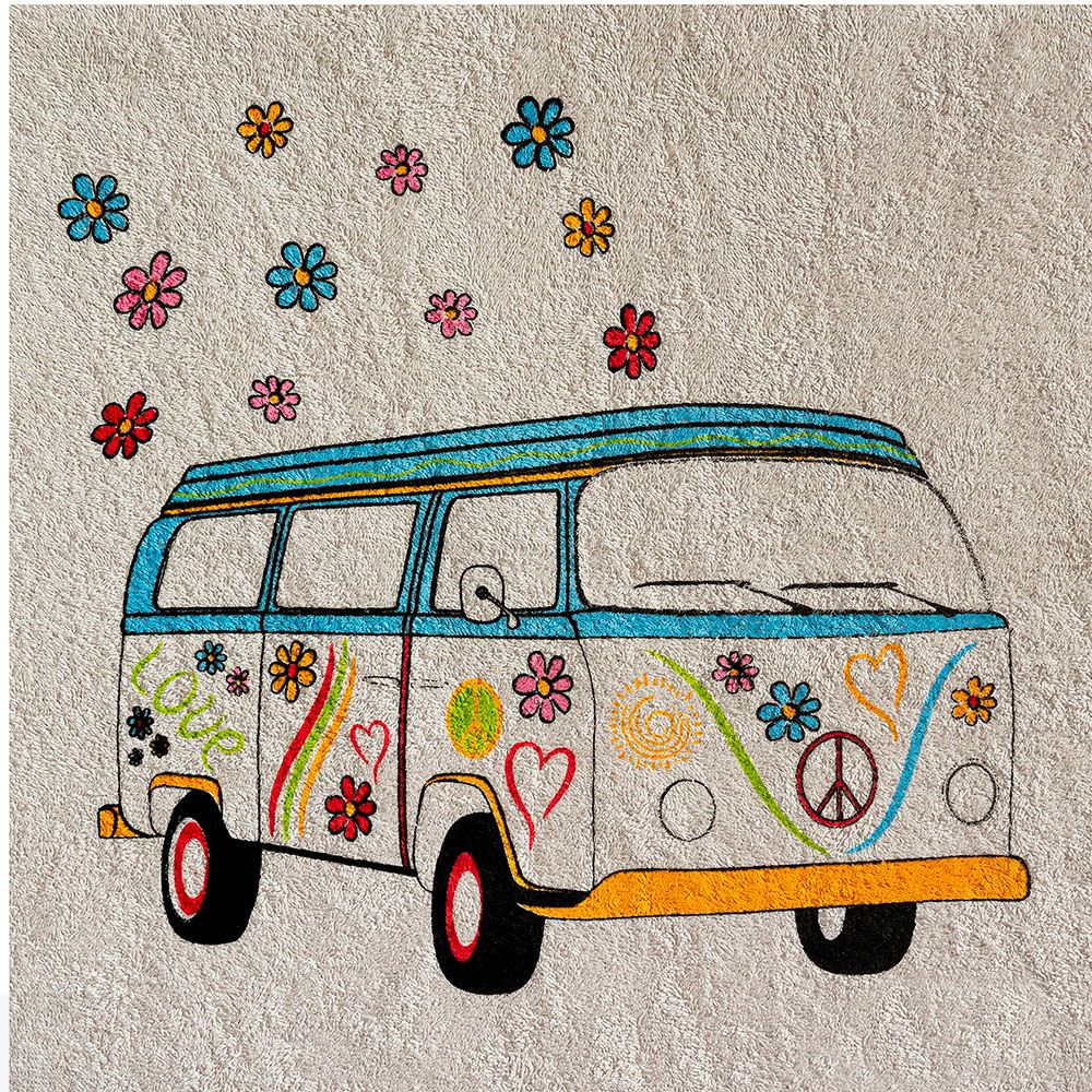 Paño Cocina Hippie Chic Perla Pack 50x50 cm