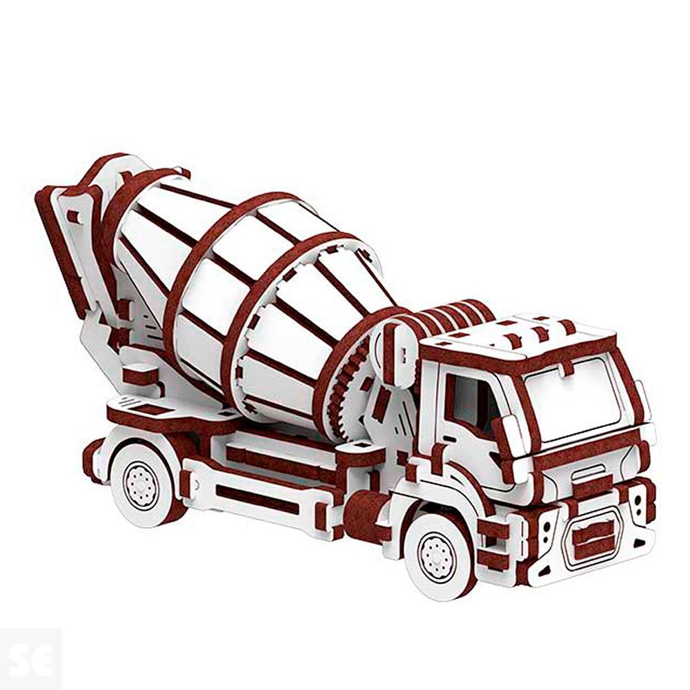 Mr. Playwood Camión Hormigonera 131 piezas