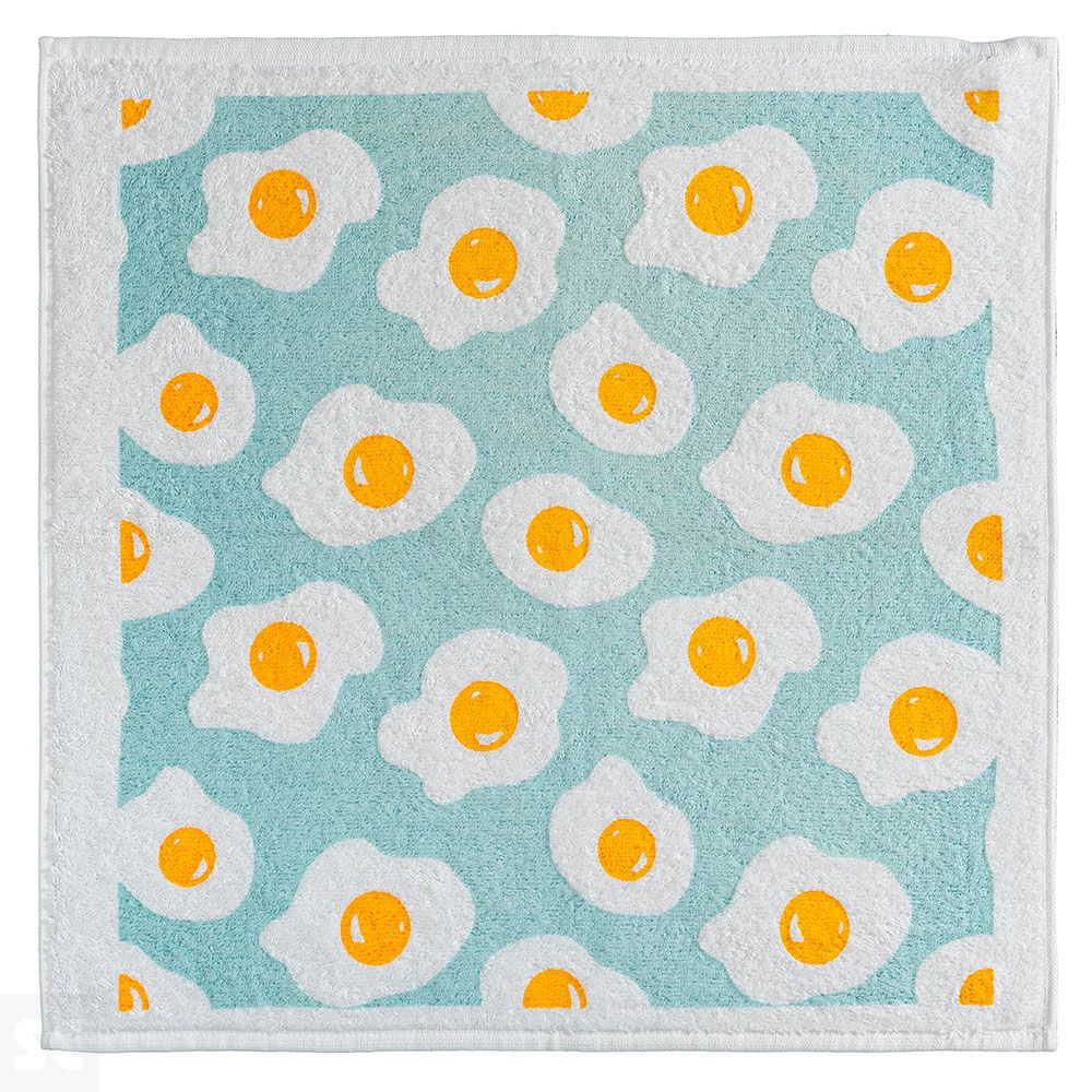Paño Cocina Huevos Fritos Blanco 50x50 cm