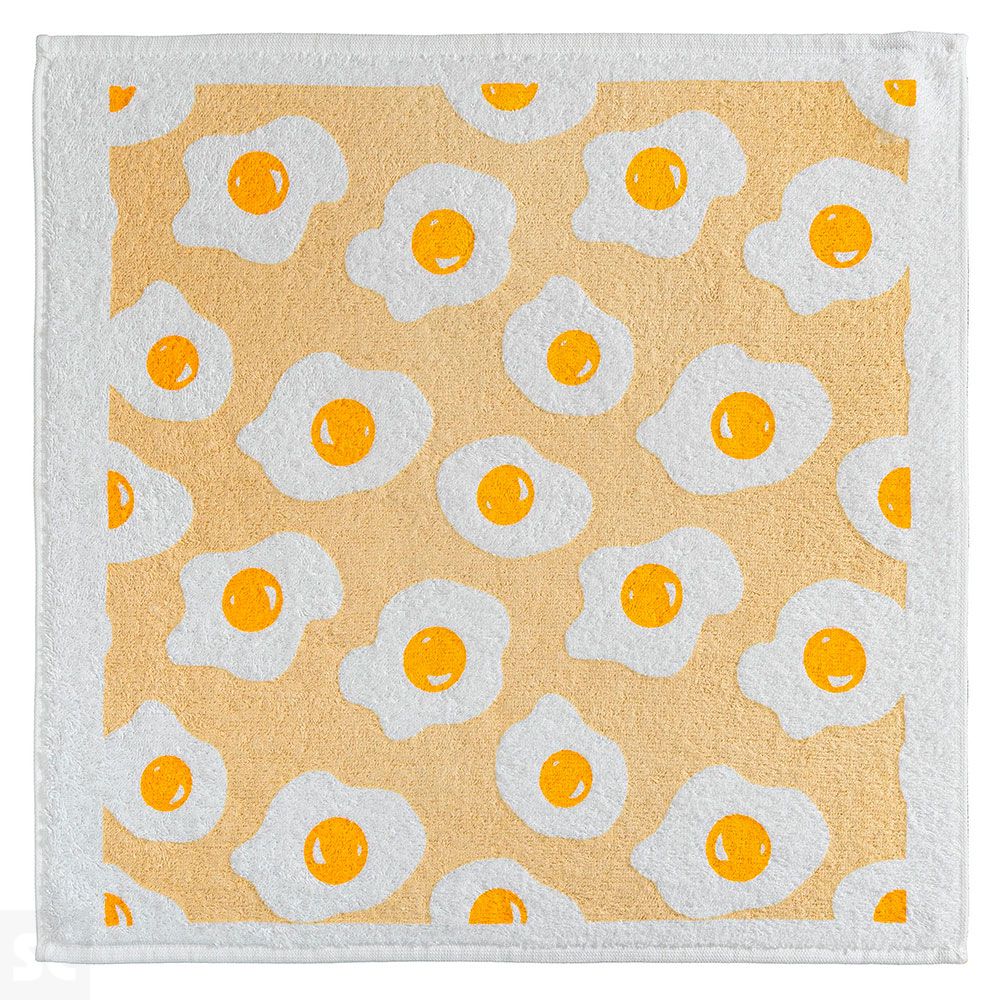 Paño Cocina Huevos Fritos Blanco 50x50 cm