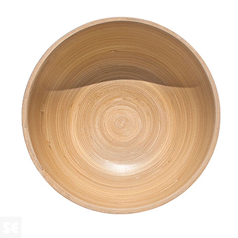 Bol Bambú Natural Gris Mate
