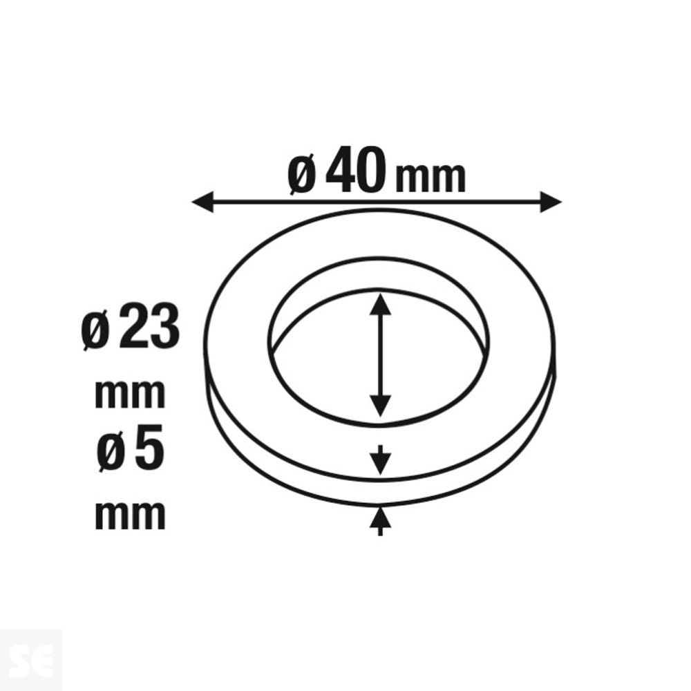 Juego de imanes de Neodimio 40 mm (1 ud.)